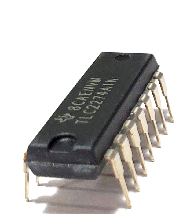TLC2274AIN TLC2274A TLC2274 Advanced LinCMOS Rail-to-Rail Quad Precision Operational Amplifier Op Amp Breadboard-Friendly IC DIP-14