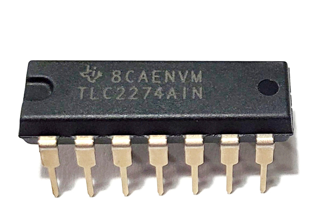 TLC2274AIN TLC2274A TLC2274 Advanced LinCMOS Rail-to-Rail Quad Precision Operational Amplifier Op Amp Breadboard-Friendly IC DIP-14