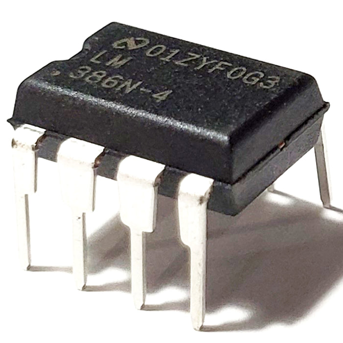 LM386N-4/NOPB LM386N-4 LM386 Wide Input Voltage Low Power Audio Amplifier with Internal Gain DIP-8 Breadboard-Friendly