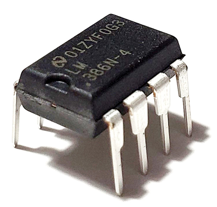 LM386N-4/NOPB LM386N-4 LM386 Wide Input Voltage Low Power Audio Amplifier with Internal Gain DIP-8 Breadboard-Friendly