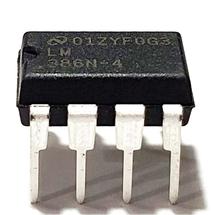 LM386N-4/NOPB LM386N-4 LM386 Wide Input Voltage Low Power Audio Amplifier with Internal Gain DIP-8 Breadboard-Friendly