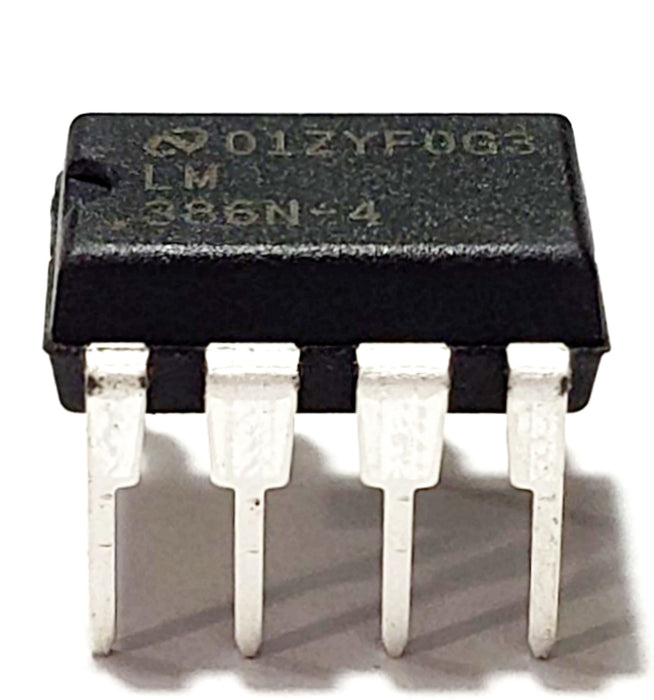 LM386N-4/NOPB LM386N-4 LM386 Wide Input Voltage Low Power Audio Amplifier with Internal Gain DIP-8 Breadboard-Friendly