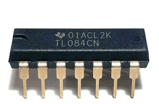 TL084CN TL084 Quad High Slew Rate JFET-Input OP Amp Breadboard-Friendly DIP-14 IC