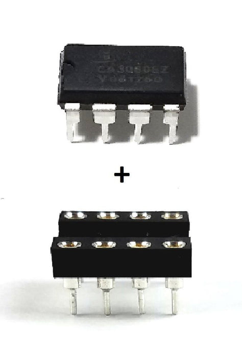CA3080EZ + Socket - Operational-Transconductance Amplifier