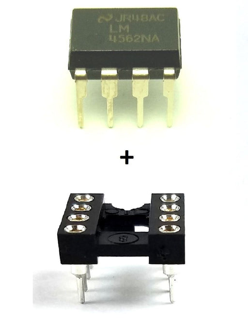 LM4562NA/NOPB LM4562NA LM4562 + Socket - Dual OpAmp DIP-8