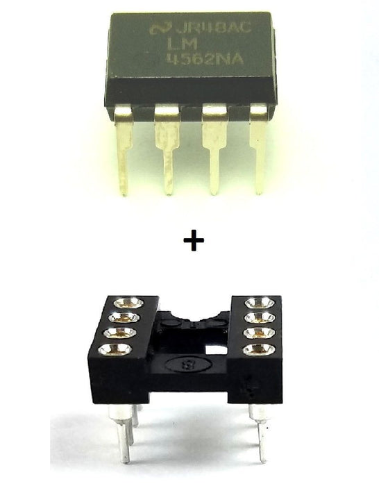 LM4562NA/NOPB LM4562NA LM4562 + Socket - Dual OpAmp DIP-8