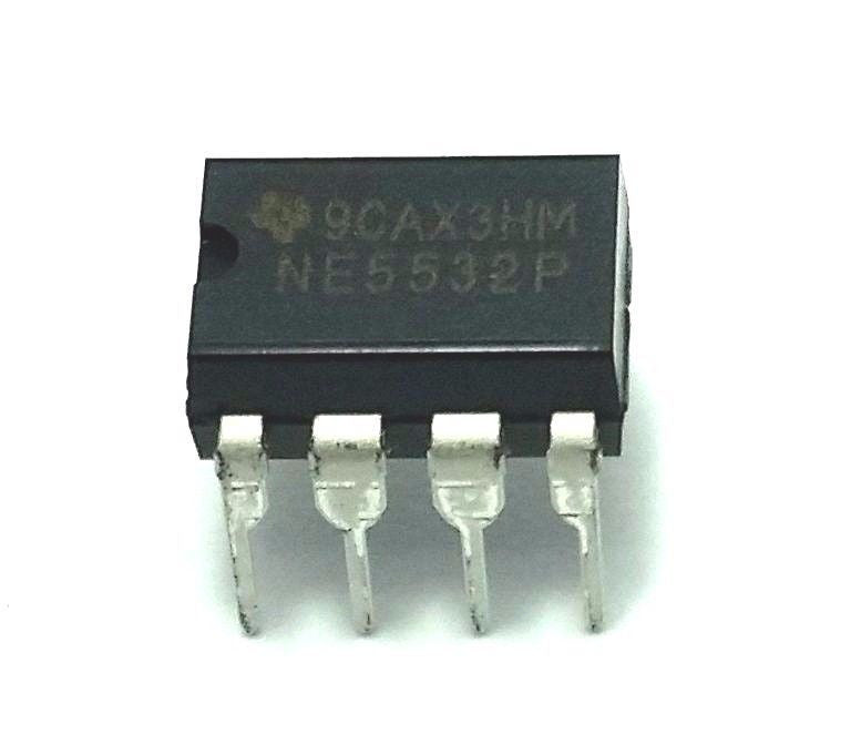NE5532P + Sockets - Dual Operational Amplifier