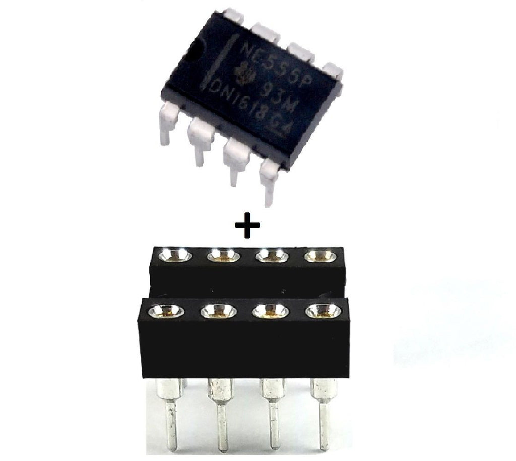 10 Stück NE555P IC Timer – DIP-8 Gehäuse, NE555N Ersatz