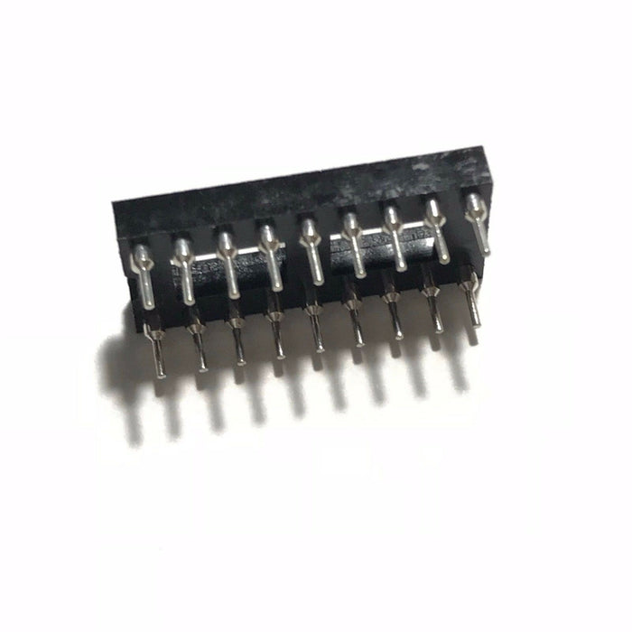 IC Sockets DIP-18 Machined Round Contact Pins Holes 2.54mm DIP18 DIP 18