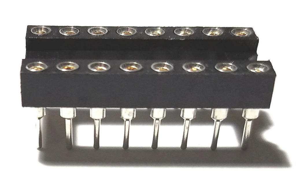 160Pcs 6-Pin Round DIP IC Sockets – Narrow 7.62mm, 2.54mm Pitch