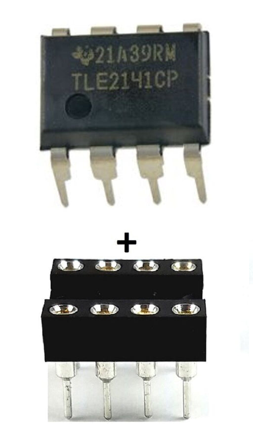 TLE2141CP TLE2141 + Socket Low Noise High-Speed Op Amp IC