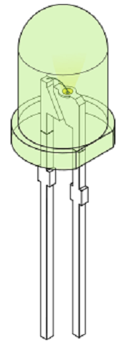 Green LED 5mm Round Wide Angle Diffused LED Light Emitting Diode Bright PCB