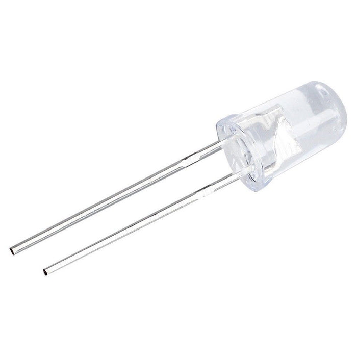 White Clear LED 5mm Round Wide Angle LED Light Emitting Diode Bright PCB