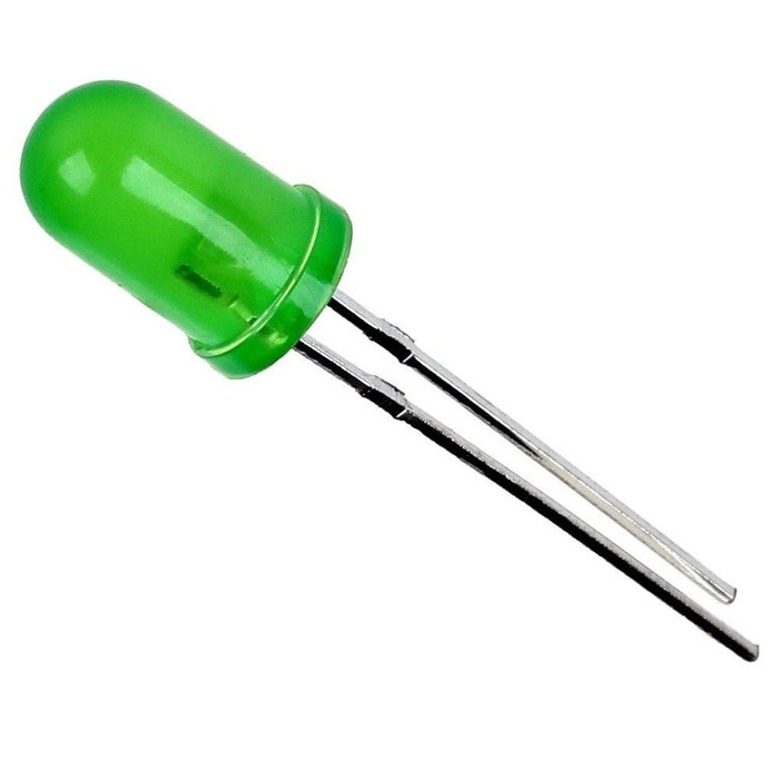 Green LED 5mm Round Wide Angle Diffused LED Light Emitting Diode Bright PCB