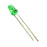 Green LED 5mm Round Wide Angle Diffused LED Light Emitting Diode Bright PCB