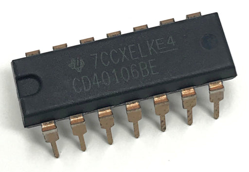 CD40106BE CMOS Hex Schmitt-Trigger Inverters  IC