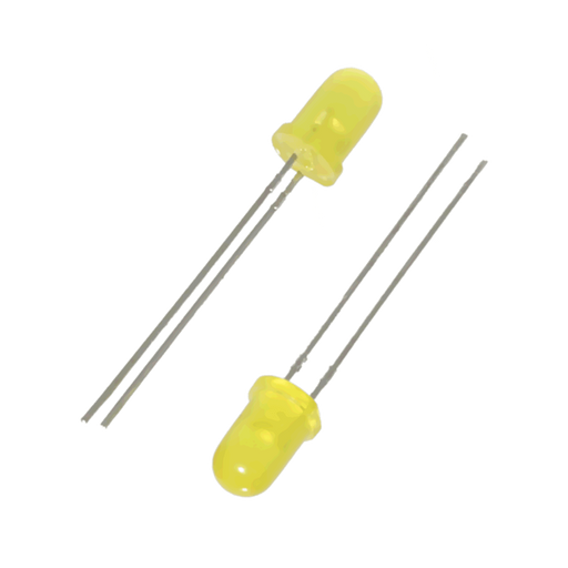 Yellow LED 5mm Round Wide Angle Diffused LED Light Emitting Diode Bright PCB