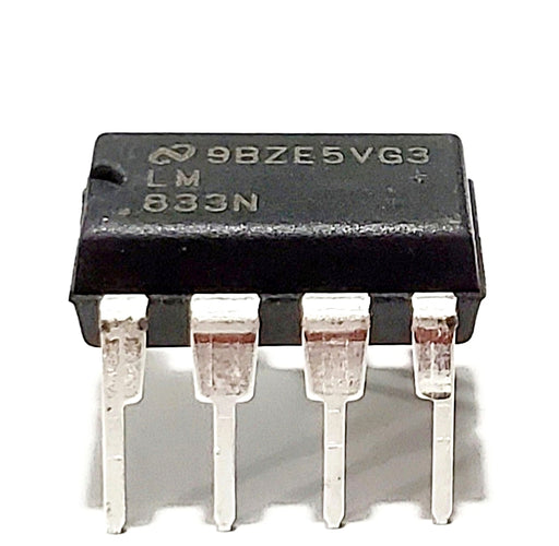 LM833N/NOPB LM833N LM833 LM833-N Dual Low Noise, High Speed and Wide Bandwidth Operational Amplifier Op Amp Breadboard-Friendly IC DIP-8
