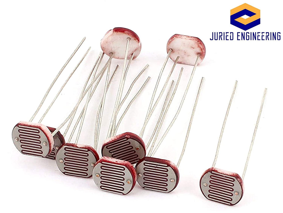 GL Series Photoresistor Kit (5) GL5506, (5) GL5516, (5) GL5528, (5) GL5537, (5) GL5539, (5) GL5549 Photo Light Sensitive Resistor Kit of 30 Pieces