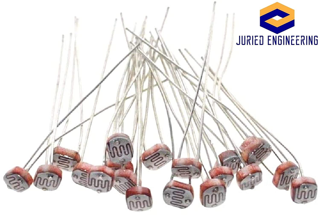GL Series Photoresistor Kit (5) GL5506, (5) GL5516, (5) GL5528, (5) GL5537, (5) GL5539, (5) GL5549 Photo Light Sensitive Resistor Kit of 30 Pieces