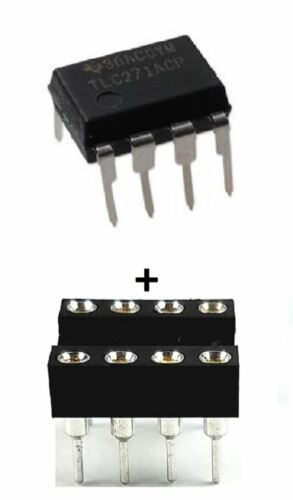 TLC271ACP TLC271 + Socket - Programmable Op Amp DIP-8 IC
