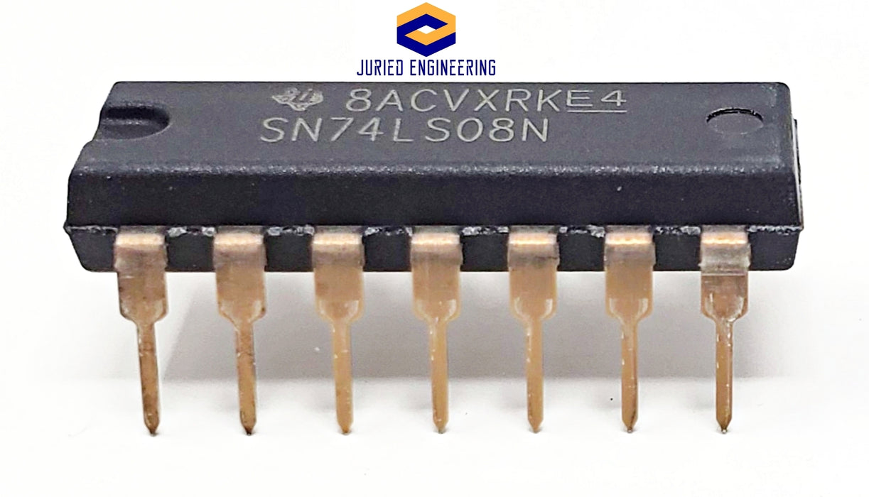 10pcs SN74LS08N 74LS08 Quadruple 2-Input Positive AND Gate IC – DIP-14, US Stock