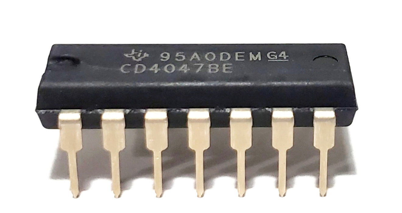 CD4047BE CD4047 CMOS Low-Power Mono/Astable Multivibrator DIP-14 Breadboard-Friendly IC