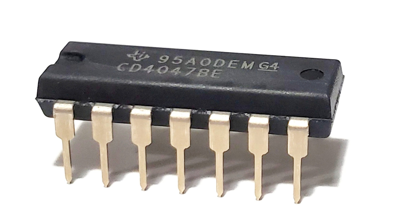 CD4047BE CD4047 CMOS Low-Power Mono/Astable Multivibrator DIP-14 Breadboard-Friendly IC