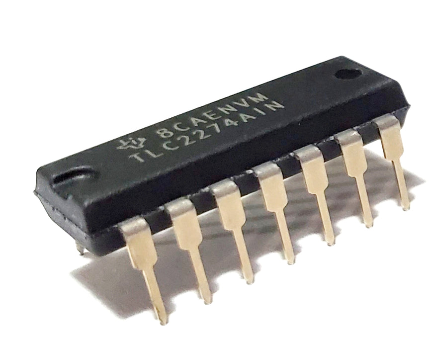 TLC2274AIN TLC2274A TLC2274 Advanced LinCMOS Rail-to-Rail Quad Precision Operational Amplifier Op Amp Breadboard-Friendly IC DIP-14