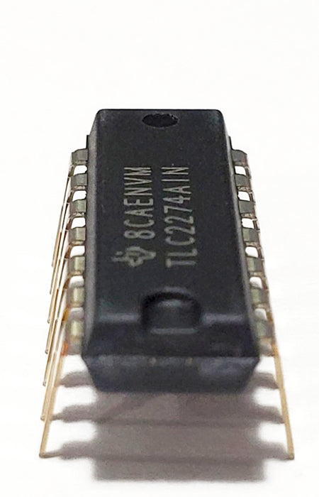 TLC2274AIN TLC2274A TLC2274 Advanced LinCMOS Rail-to-Rail Quad Precision Operational Amplifier Op Amp Breadboard-Friendly IC DIP-14