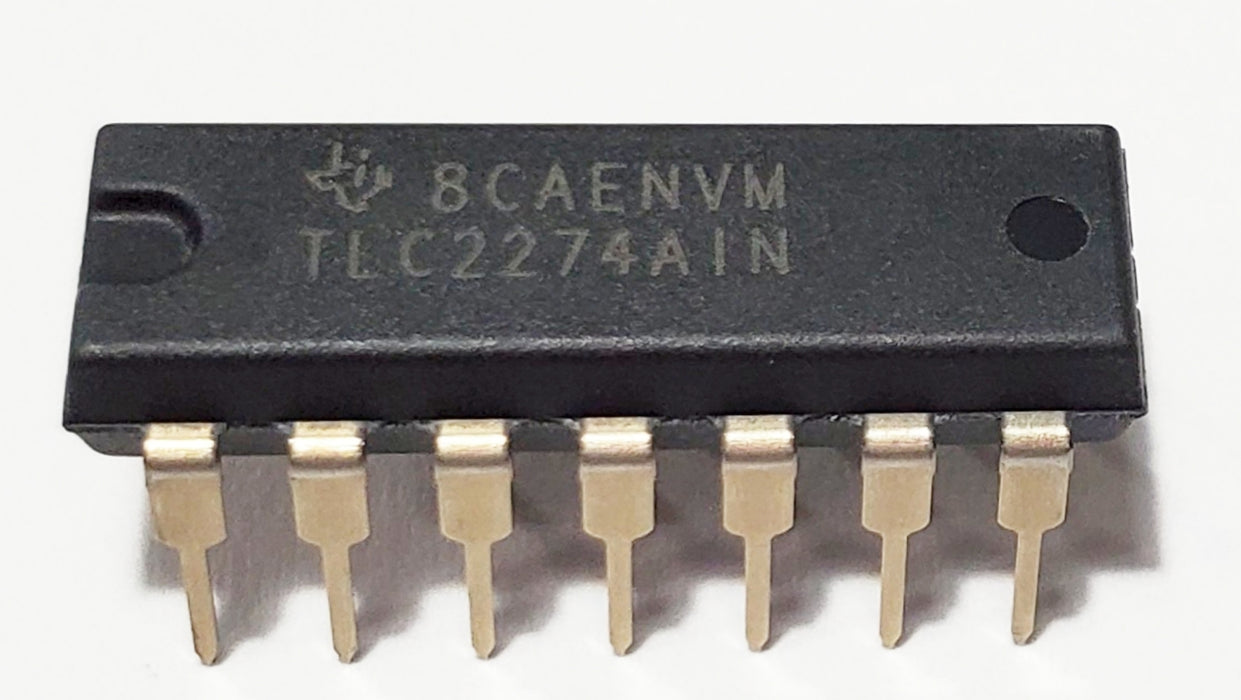 TLC2274AIN TLC2274A TLC2274 Advanced LinCMOS Rail-to-Rail Quad Precision Operational Amplifier Op Amp Breadboard-Friendly IC DIP-14