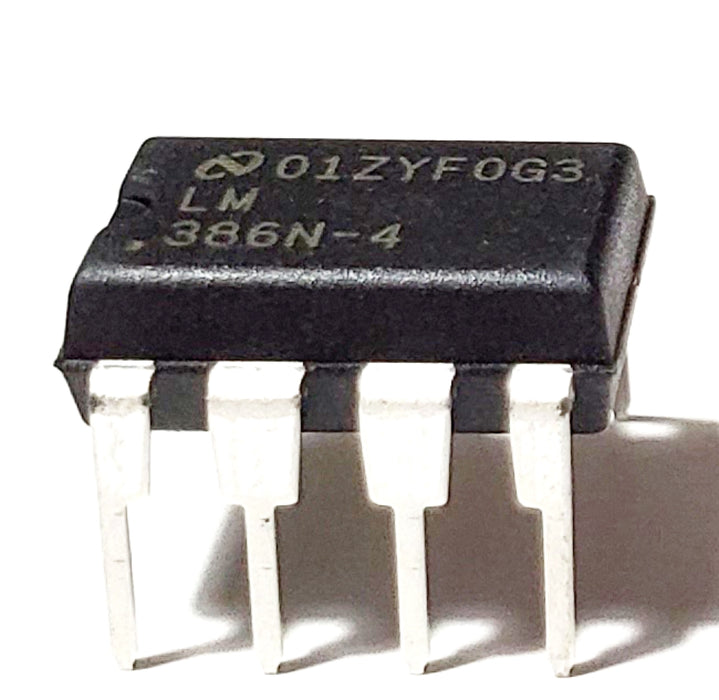 LM386N-4/NOPB LM386N-4 LM386 Wide Input Voltage Low Power Audio Amplifier with Internal Gain DIP-8 Breadboard-Friendly