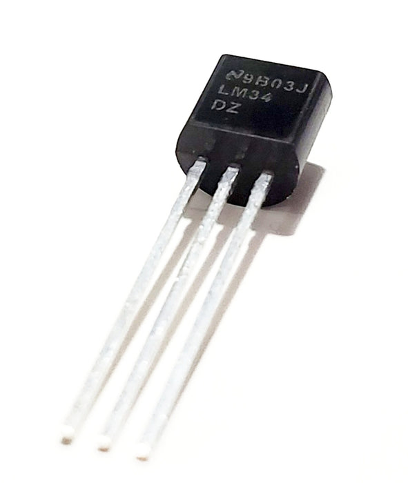 LM34DZ/NOPB LM34DZ LM34 ±1°F 5V-30V, Analog Output Temperature Sensor with Fahrenheit Scale Calibration TO-92