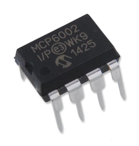 MCP6002-I/P MCP6002 Dual 1 MHz Operational Amplifier DIP-8