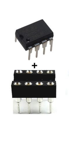 OPA2137P OPA2137 + Socket - Dual FET Operational Amplifier IC