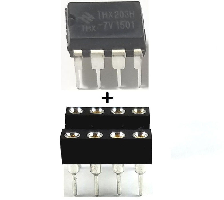 TL082CP TL082 + Socket - Dual JFET-Input Op Amp