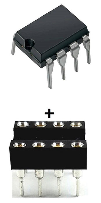 TLV271IP TLV271 + Socket - 3-MHz Rail-to-Rail Op Amp IC