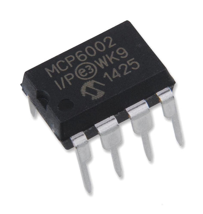 MCP6002-I/P MCP6002 + Socket - Dual 1 MHz Op Amp DIP-8