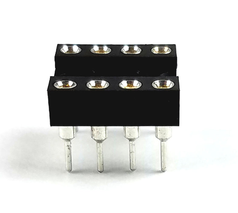 TDA2822M TDA2822 Dual Low Voltage Audio Power Amplifier and Machined DIP Socket Breadboard-Friendly IC DIP-8