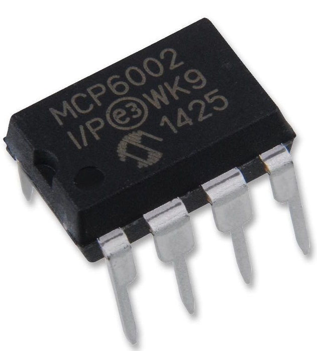 MCP6002-I/P MCP6002 + Socket - Dual 1 MHz Op Amp DIP-8