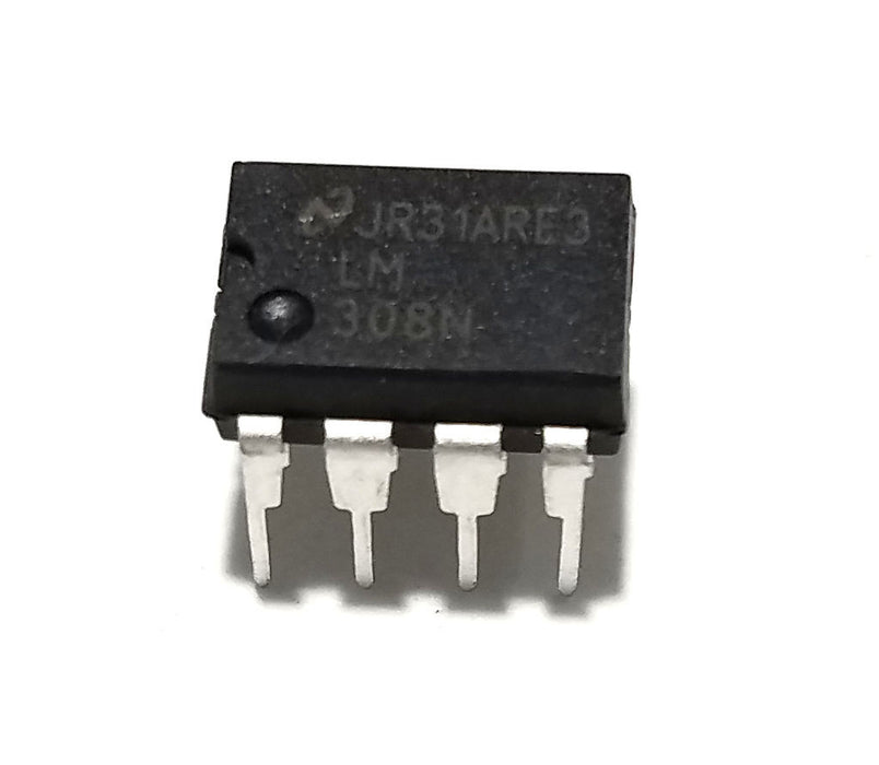 LM308N LM308 Precision Operational Amplifier Op Amp 18V 500mW and Machined Socket Breadboard-Friendly IC DIP-8