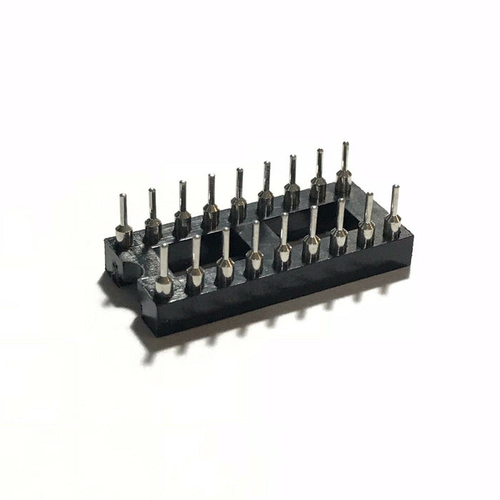 IC Sockets DIP-18 Machined Round Contact Pins Holes 2.54mm DIP18 DIP 18