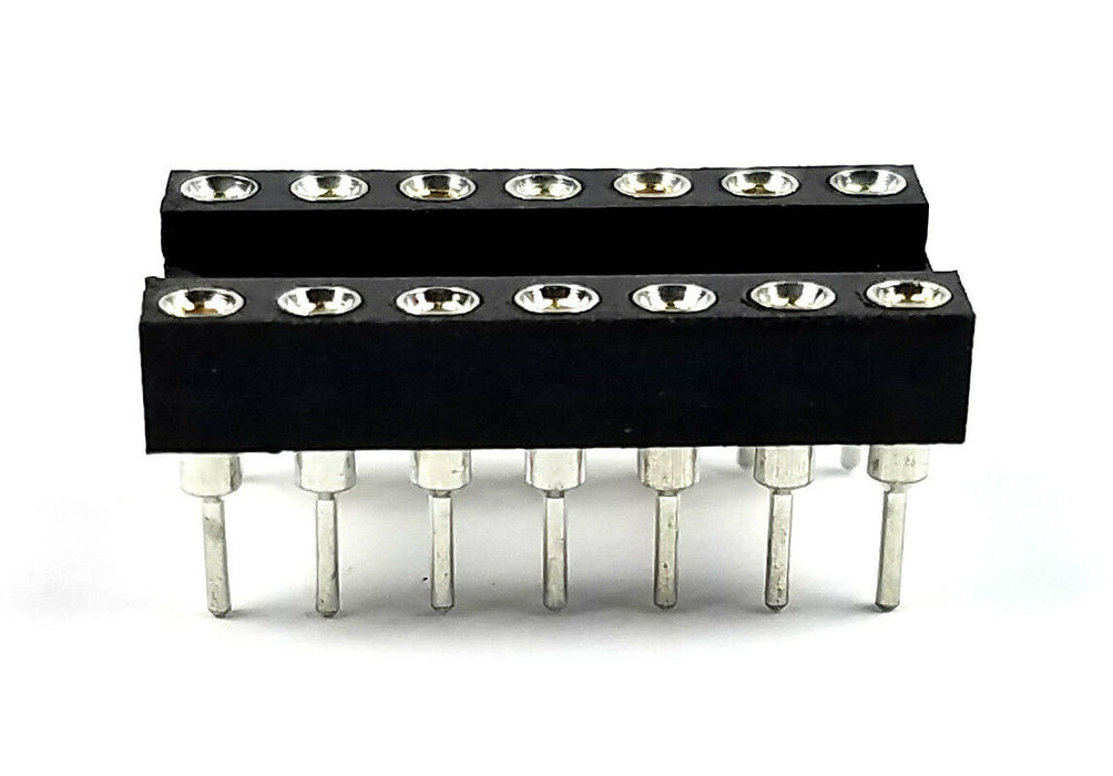 SN74HC14N 74HC14 Hex Schmitt-Trigger Inverters  and Machined DIP Sockets Breadboard-Friendly IC DIP-14