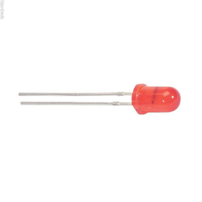 Red LED 5mm Round Wide Angle Diffused LED Light Emitting Diode Bright PCB