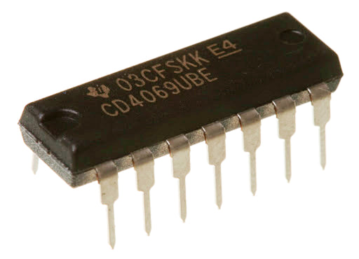 CD4069UBE CD4069 CMOS Hex Inverter Breadboard-Friendly IC DIP-14