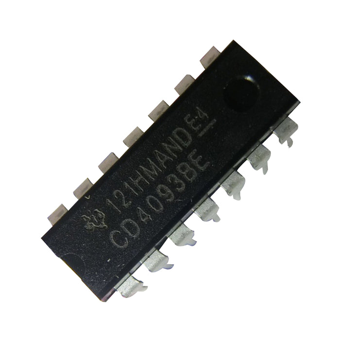 CD4093BE CD4093 CMOS Quad 2-Input NAND Schmitt Triggers Breadboard-Friendly IC DIP-14