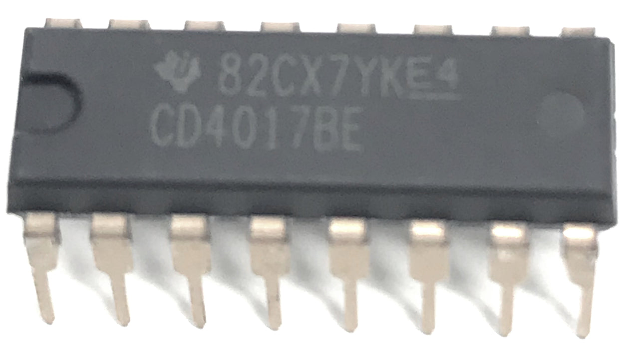 CD4017BE CD4017 CMOS Decade Counter with 10 Decoded Outputs