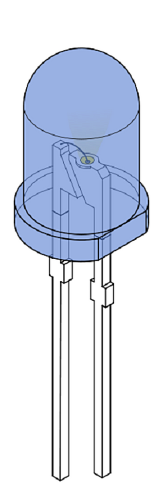 Blue LED 5mm Long-Life, Professional Quality LED 5mm Round Wide Angle ...