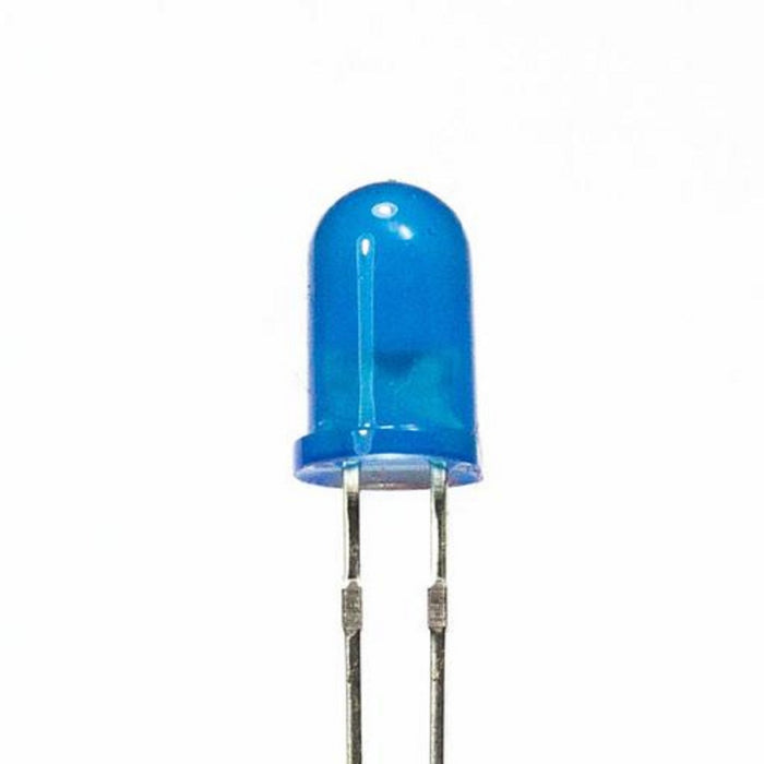 Blue LED 5mm Long-Life, Professional Quality LED 5mm Round Wide Angle Diffused LED Light Emitting Diode Bright PCB
