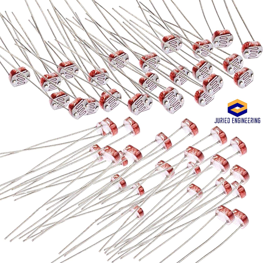 GL Series Photoresistor Kit (5) GL5506, (5) GL5516, (5) GL5528, (5) GL5537, (5) GL5539, (5) GL5549 Photo Light Sensitive Resistor Kit of 30 Pieces